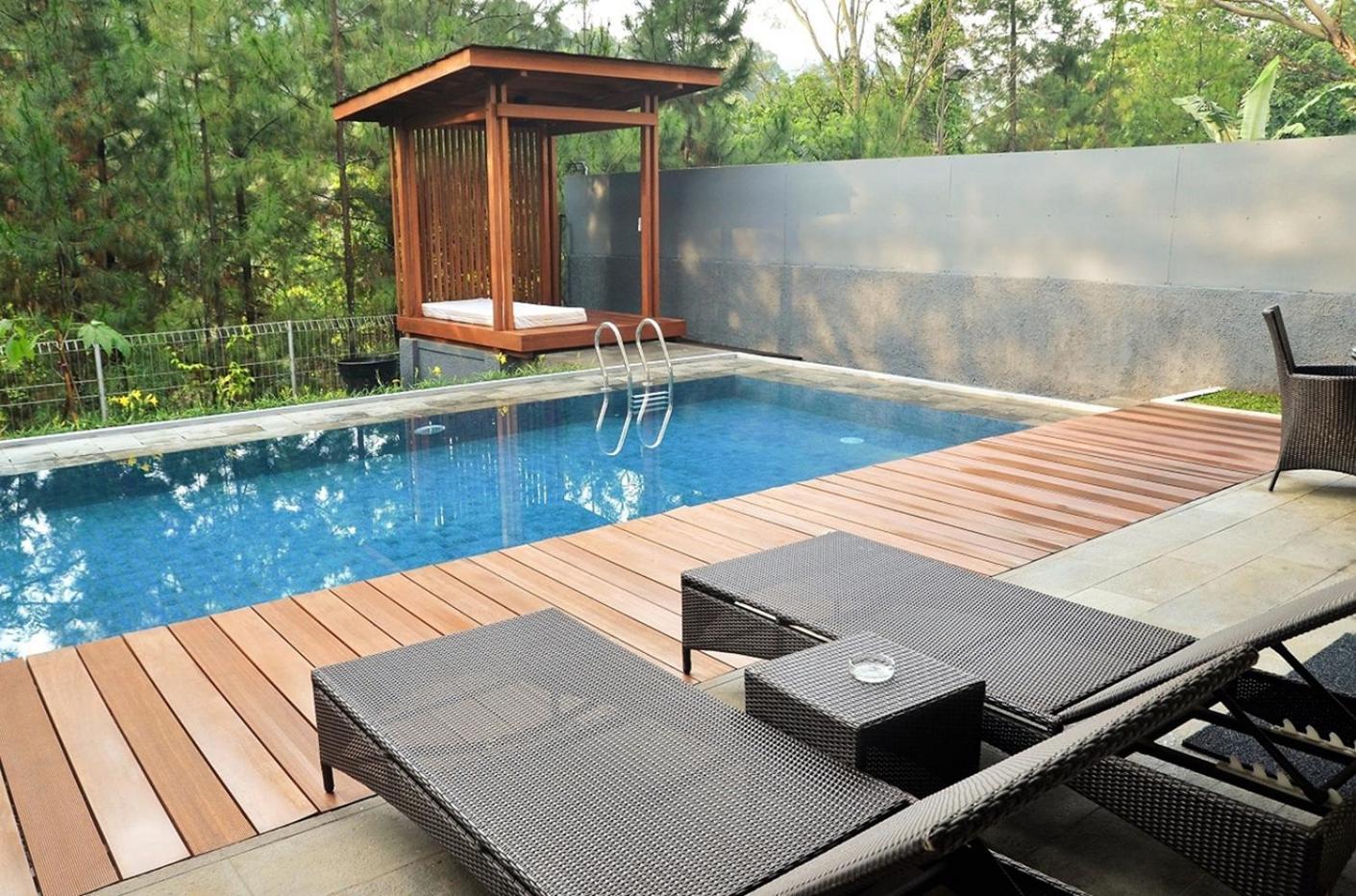 Hikari Hill View Villa 7 Bedrooms With A Private Swimming Pool And Billiard Bandung Eksteriør billede